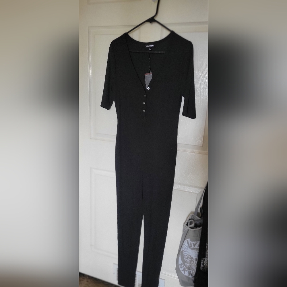 Henley jumpsuit